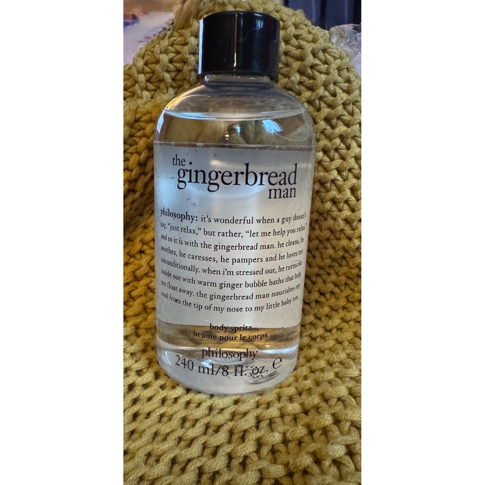 Philosophy The Gingerbread Man Body Spritz 8 oz Discontinued